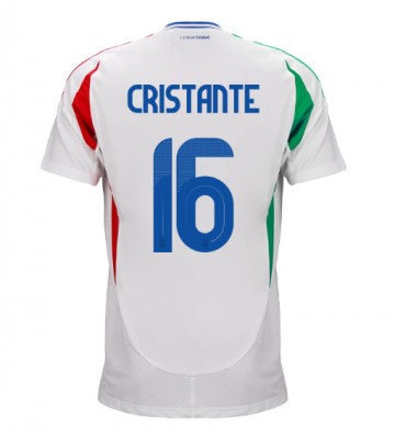 Italien Bryan Cristante #16 Bortatröja EM 2024 Kortärmad